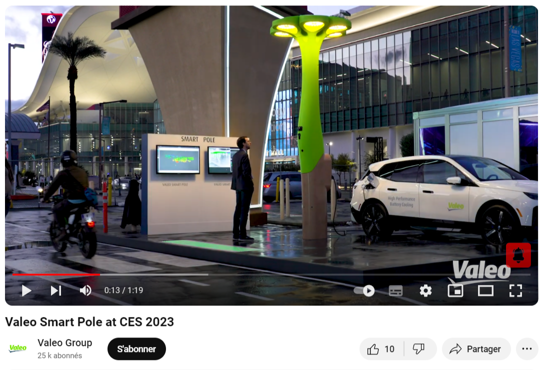 image preview of the youtube video presenting the POC produced by Kickmaker for valeo for ces 2023